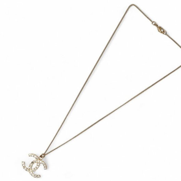 Chanel Coco Mark Gold Gold Plated pendant - Picture 1 of 7